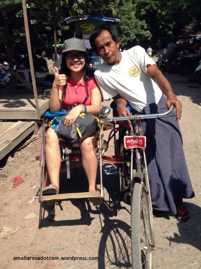 Hla Soe and Myanmar trishaw